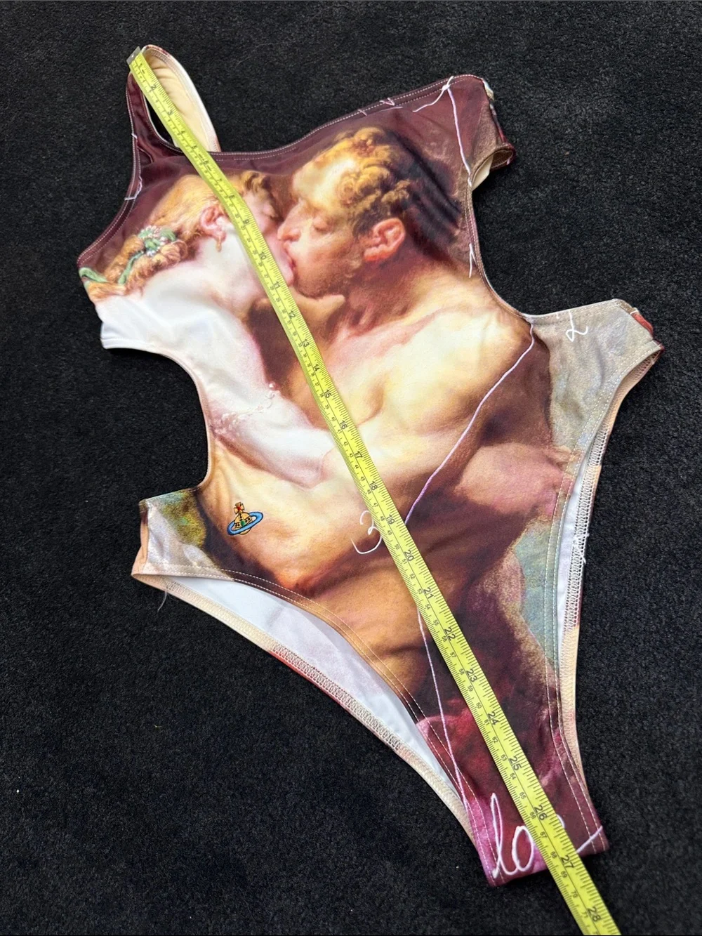 Vivienne Westwood The Kiss One Shoulder Swimsuit NWT Size M
